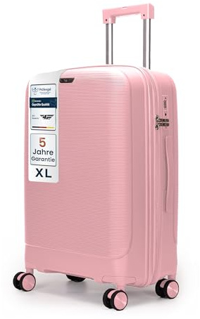 4FLY Leichter Hartschalen-Reisekoffer XL - Groß 75 cm (90L) – Großer Trolley Koffer mit TSA-Schloss, 4 Spinner-Doppelrollen & Aluminium-Teleskopgriff, Aufgabegepäck Reisegepäck