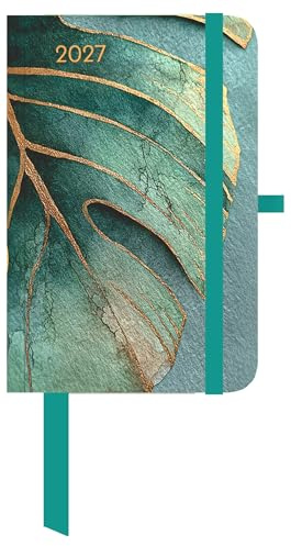 Jungle 2027: Taschenkalender 10x15 cm mit exotischem Dschungel-Design, 4-sprachigem Kalendarium & praktischen Extras für unterwegs und Naturfreunde