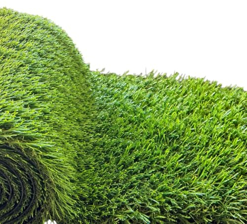 Soluzioni Giardini Prato Sintetico 45MM con Erba Multidirezionale - Rotolo Erba Sintetica Effetto Super Realistico (2x10 Metri)
