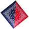 Unbekannt Bandana Kopftuch Halstuch Nickituch Biker Tuch Motorad Tuch verschied. Farben Paisley Muster, Dunkelblau/Rot Double, ...