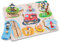 New Classic Toys 10433 Peg Puzzle-Fire Brigade