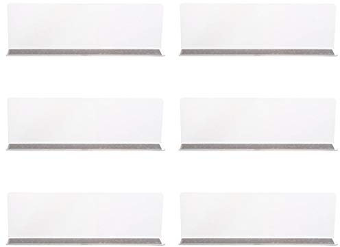 iplusmile 6Pcs Kunststoff Regalteiler Magnetischer Schrank Veranstalter Trennwand Trennwand Schindel für Lagerung Schlafzimmer Bad Küche Büro Supermarkt 6Cm