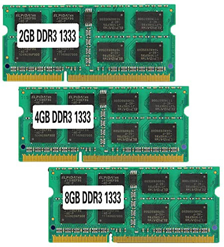 BesDirect Laptop Memoria RAM SO-DIMM DDR3 PC3-10600 1333MHz 204PIN 2GB / 4GB / 8GB DDR3 PC3-10600 1333MHz DDR 204PIN per Computer Notebook Memoria RAM Module (4G)
