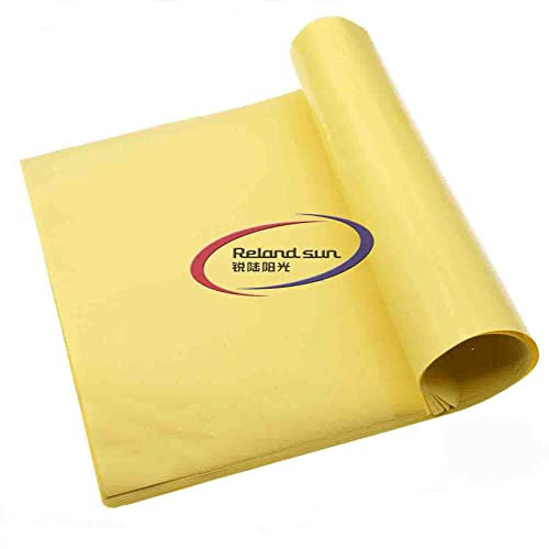 Reland Sun 10 PCB Leiterplatten Thermo-Transferpapier A4 Größe Transferpapier DIY Leiterplatte Spezialpapier (Gelb)