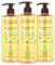 EVOLUDERM - Gel Douche Exaltant Monoï à la Folie - 500 ml - 95% d'Origine Naturelle - Végan - Fabrication Française - Lot de 3 x 500 ml