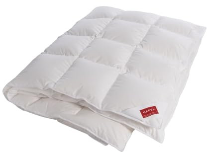HEFEL Silver Down Winterdecke Bettdecke, für Hausstaub-Allergiker geeignet, Responsible Down Standard (RDS) (155 x 200 cm)