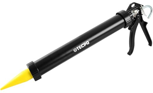 TECPO Kartuschenpresse Kartuschenpistole, 600ml + Karosserie Dichtmasse 3x600ml