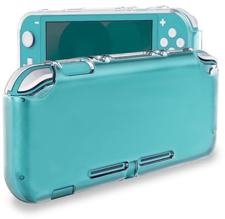 TIKOdirect Clear Case for Switch Lite, Durable Clear Cover with Shock-Absorbent & Anti-Scratch Switch Lite Accessories Slim Skin Shell, Transparent