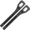 Siyurongg 2 Stk Universal Autositz Lückenfüller, Organizer Car Seat Gap Filler, Universal Auto Sitzlückenfüller, Auto Lückenfüller, Autositz-Spaltfüller für Aufbewahrungsbox für Autositze(Schwarz)