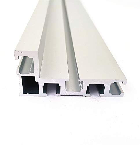 Aluminium T Slot T Rails for Woodworking Workbench 800mm Length 75mm Height T Groove Design DIY Circular Saw Fence Modification