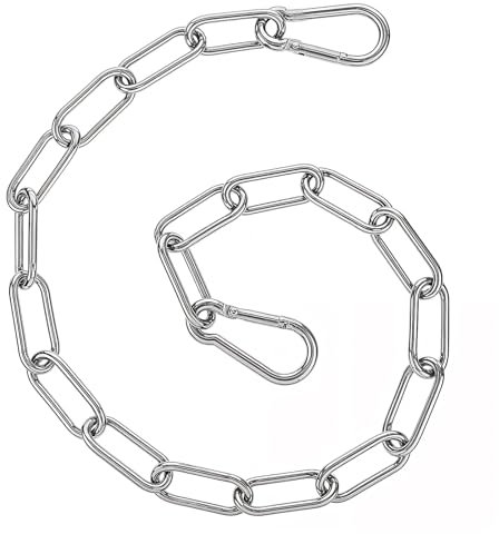 Stainless Steel Chains, Stainless Steel Chain, Metal Chain, Steel Chain Chain, Stainless Steel Chain Sold by the Metre, Door Chain for Bicycle Doors, Fences, Roller Locks, Anti-Theft Chain