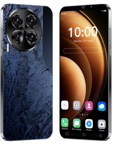 QrZrQ Cheap Mobile Phones, 5.0 inch Android Phone, 16GB(Expandable up to 128GB), 2G Dual SIM Free Unlocked, Face ID/WIFI/3.5mm Jack Cell Phone (Camon3premier-Black)