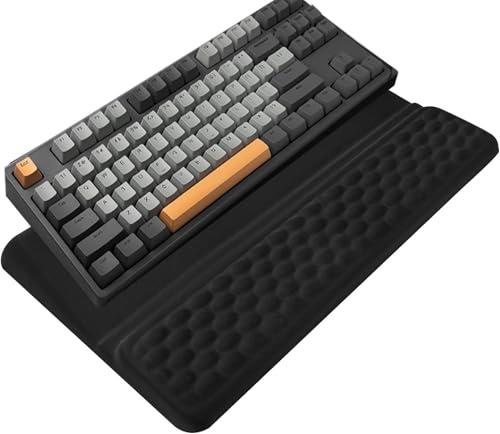 ETOFIXEE Support Clavier Ordinateur avec Repose Poignet,Support Poignet Clavier Ergonomique pour Clavier Gamer Mecanique,Bureau,Dactylographie,Jeux