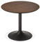 Unbekannt Générique Diner Design Paton 90 Walnut Tisch 90 x 90 x 75 cm