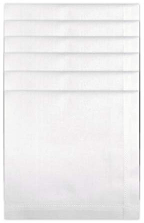 Style Square 100% COTTON HANDKERCHIEFS LARGE MENS HANKIES 50 CM (20 INCH) WHITE KING SIZE (50 CM)