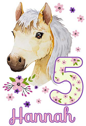 MissRompy Geburtstag DTF Bügelbild Pferd (780) für dunkle und helle Stoffe Zahl groß Aufbügler Pony Alter Bügelbilder Applikation Aufbügelbild