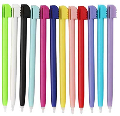 Lot de 5 stylets compatibles avec Nintendo DS Stylus pour DS Lite, DSi, NDSi DSL