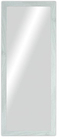 CHELY INTERMARKET MOD128 Espejo Pared Vertical Decorativo Grande Estilo Moderno Marco Madera Cuerpo Entero Elegante 35x140 cm Gris 2004 Ideal Recibidor Dormitorio Baño Incluye Kit Montaje