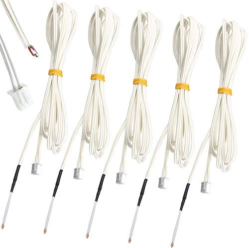 5 Stk 3D-Drucker Thermistor Temperatursensor NTC 3950 100K-Thermistor mit 1 Meter Verdrahtung weiblichem Pin kopf für 3D-Drucker