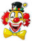 NET TOYS Lustige Wanddeko Lachender Clown 50 cm - Originelle Party-Dekoration Harlekin Raumdeko - Genau richtig für Fasching & Karneval