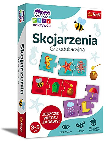 Trefl Assoziationen - Kleiner Entdecker Lernspiel für Kinder im Alter von 3-5 Jahren