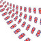 AhfuLife Union Jack Großbritannien Wimpelkette Fahnenkette Flaggenkette, 4 Stück 30 Flaggen Beidseitig UK Wimpel Girlande für 2025 Damen Fußball EM Eurovision WM VE-Day Party Bar Deko