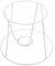 Lampenschirme Für Tischlampen Lampenschirm-Rahmen, Lampenschirm, Rahmen, Lampenschirmhalter, Metallringstütze, Trommelform, Lichtkäfigschutz, 3 Ersatz-Lampenschirmhalterung