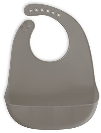 ohlivia Baby-/Kleinkind-Lätzchen - einfarbig (Cool Gray)