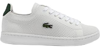 Lacoste Sport Carnaby - Zapatillas Deportivas para Mujer, Wht Grn, 40.5 EU