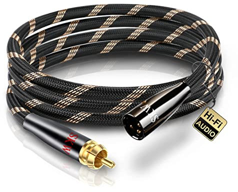 SKW BG Series Cavo in rame ad alta purezza da RCA maschio a XLR maschio - 2 metro
