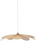 Ostaria 36192 - Plafonnier en bambou, Suspension Grande Margaux en bambou - diamètre 90 cm - couleur naturelle - Plafonnier d'intérieur E27 pour salle à manger, salon, chambre