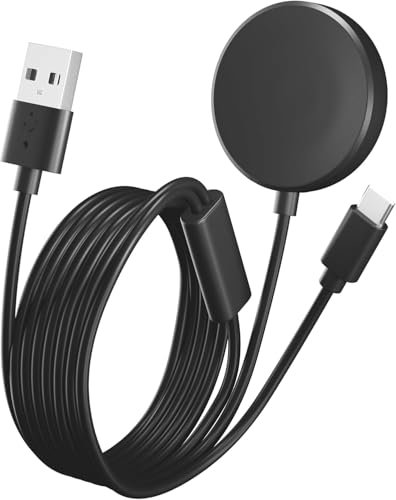 Bicmice Cavo di ricarica multiplo adatto per Samsung Galaxy Watch 6/6 Classic/5/5 Pro/4/4 Classic/3/Active 2/Active, cavo di ricarica 2 in 1 con USB-C per telefoni, tablet, auricolari e dispositivi