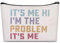 Herton TS Album Kosmetiktasche Damen, Tay Inspirierte Make up Tasche Mädchen Musikliebhaber-Geschenk Album Inspiriertes Geschenk Kosmetiktasche Mädchen (ME Problem)