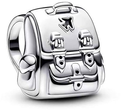 Doyafer 925 Sterling silber Traveling Backpack String Charm Armband Damen Perlen Charm Anhänger Geburtstagsschmuck Geschenk 3er-Pack