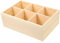 SHINEOFI Marker Pen Storage Box Desk Organiser Multiple Slots Acrylic Marker Holder Wooden Pencil Box