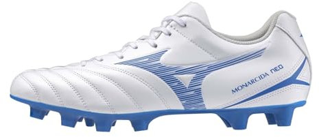 Mizuno Fußballschuhe für Herren, Weiß, Laserblau, 47 EU