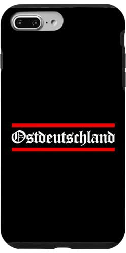 Ostdeutschland Schriftzug Ossi DDR Ostdeutsch Hülle für iPhone 7 Plus/8 Plus