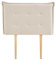 IDIMEX Kopfteil JALEYA mit Holzbeinen 90 cm in beige - gepolsterte Bettrückwand, Kopfende für Einzelbett, Headboard mit Stoffbezug