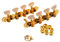 Generic Mandoline Mécanismes d'accordage pour instruments à 8 cordes avec configuration 4L et 4R Doré