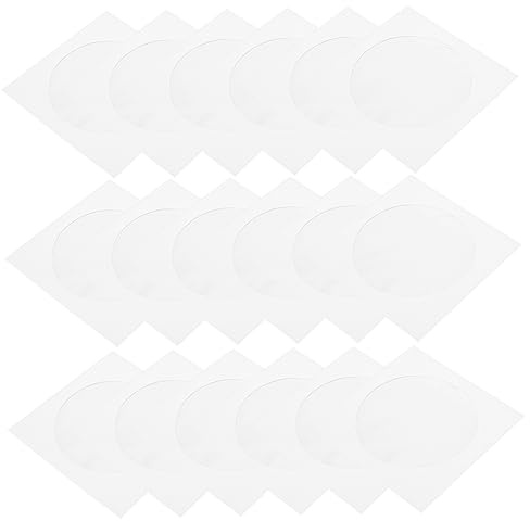 SHINEOFI 100 Stück CD DVD Papierhüllen Schützen vor Feuchtigkeit für Hause und Schule
