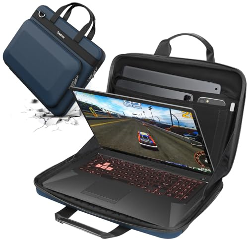 Smatree Hartschutz Laptoptasche für 18 Zoll MSI Stealth 18 AI Studio A1V 2025/Stealth 18 HX A2W 2026, für Razer Blade 18 2023/2024, für Razer Blade 17 2022, Acer Nitro 16 AN16-41-R3ZV, Blau (A800XL)