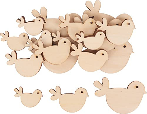 Hobbyfun Streuteile Vogel Florianne, 18 Stück, 3-6 cm