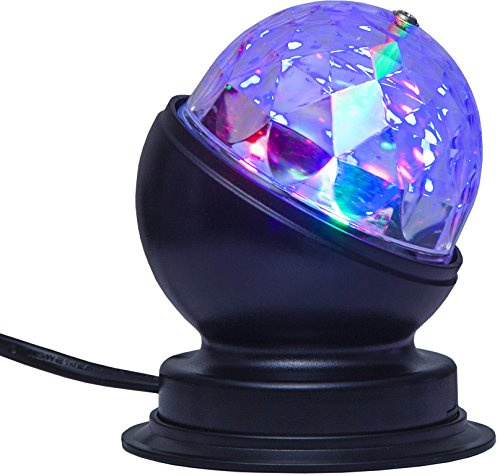 Star 361-41, Disco-Kugel, Glas, Bunt, 10.5 x 8.8 x 8.8 cm