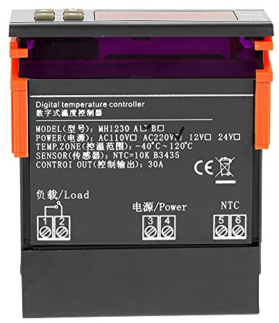Digitaler Temperatur Regler Thermostat 220 V, 30 A, MH1230 A mit LED-Anzeige Kessel Steuerung Kühler Heizung für Tiere Heizmatte,Inkubator Hühner Heizfolie Reptilien Amphibien
