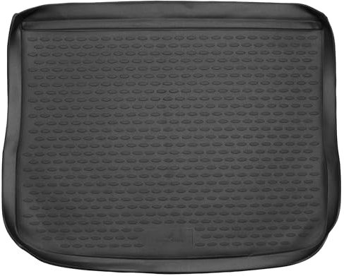 WALSER XTR Kofferraumwanne für VW Tiguan 1 (5N) 2007-2018, 100% passgenaue Antirutschmatte Auto, Gummimatte Auto, Kofferraum Schutzmatte, Anti Rutsch Matte Gummi, Auto Gummimatten