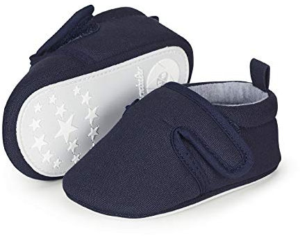 Sterntaler Baby - Jungen Baby-krabbelschuh Hausschuhe, Marine, 19/20 EU