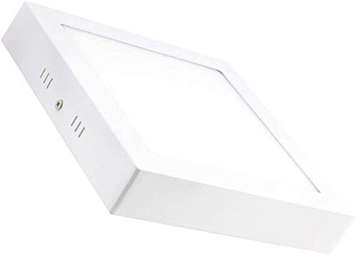 ONSSI LED Plafonnier LED 20W 2000lm Blanc neutre 4500k carré surface panneau LED éclairage pour salon, salle à manger, chambre, bureau