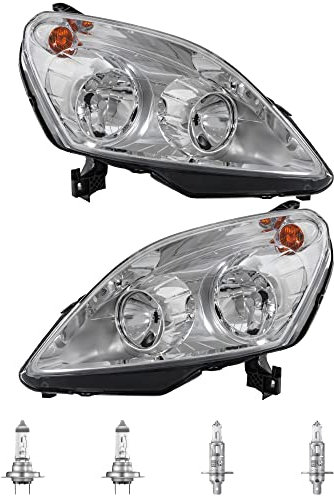 Halogen Scheinwerfer Frontscheinwerfer Set H1 für Zafira B inkl. OSRAM Lampen mit Stellmotor LWR