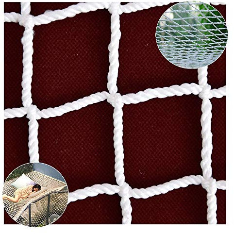 JHKJ Safe Net, Multifunktions-Dekoratives Netz Multifunktions-Safe Net, Kinder Anti-Fall-Kindergarten-Schutznetz Mesh ca. 4 Zoll,5x5m(16.4 * 16.4ft)