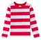 Spring&Gege Boys' Long Sleeve Striped T-Shirt Cotton Crew Neck Tees, Red and White Stripes, 9-10 Years